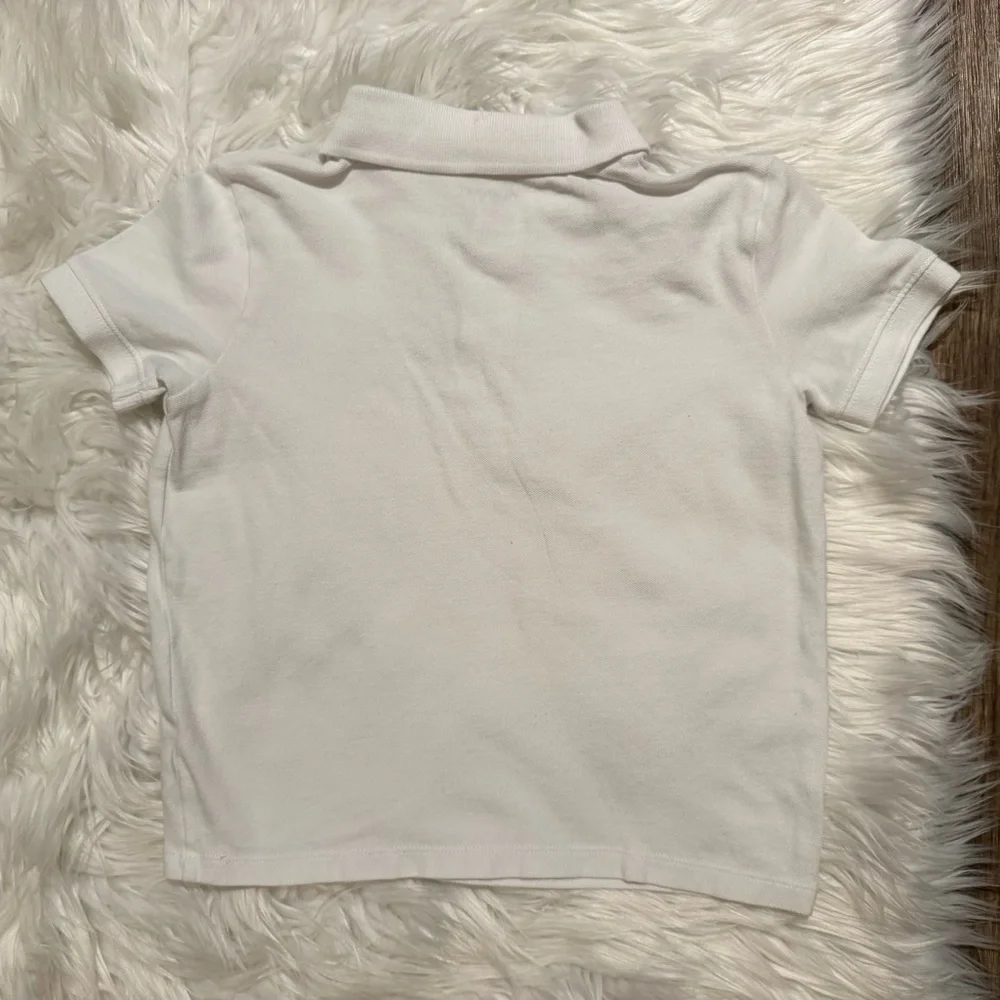 Old Navy Classic White Kids Polo Shirt‎ Size 5